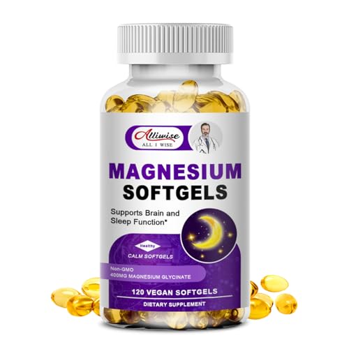 Magnesium Supplement | 400mg Softgels, with Calcium, Vitamin D3 & K2