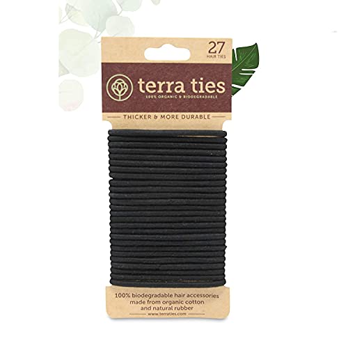 Hair Ties | Biodegradable, No Crease, 27 Count