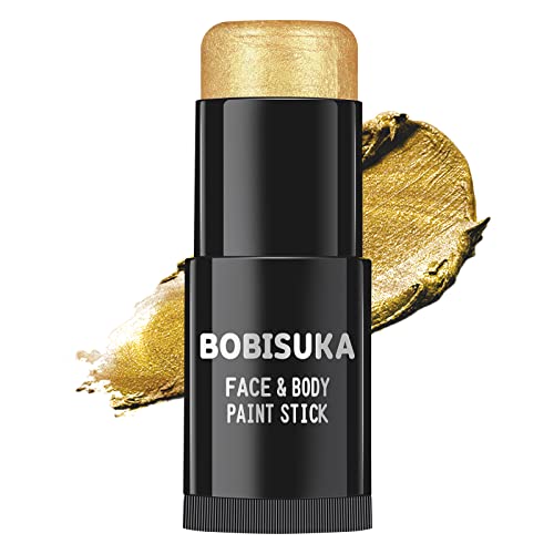 Body Paint Stick | Waterproof Metallic Gold, Blendable for Halloween & Cosplay