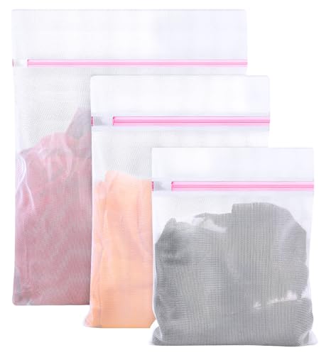 Laundry Bags | 6 Pack, 2 Large, 2 Medium, 2 Small, Premium Zipper