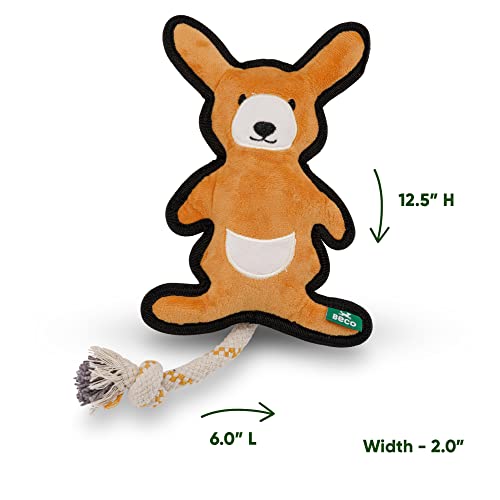 Dog Toy | Made with 65% Recycled Materials, Squeaker, Snuggle, Chew Toss & Fetch