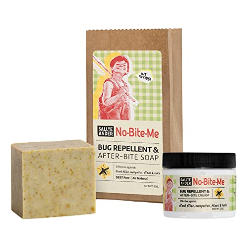 Bug Repellent Cream & Soap Set | Natural Ingredients, 2 Pack