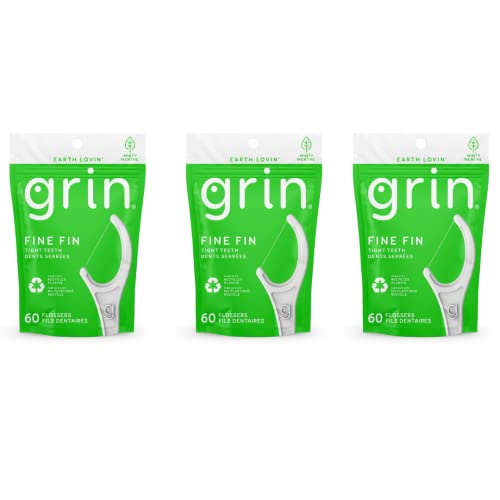 Dental Floss | 3 Packs of 60, Fine for Tight Teeth