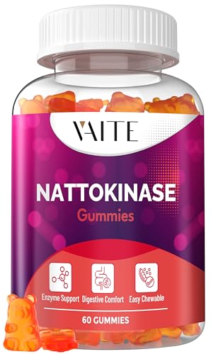 Nattokinase Supplement | 2000 FU, 100mg, Vegan Formula, 60 Vegetarian Gummies