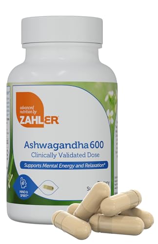 Ashwagandha Capsules | 600mg, Stress Support, 60 Count