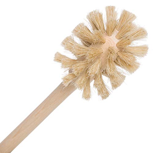 Bottle Brush Cleaner | Durable Horsehair, Beechwood Handle, 13-3/4 Inch