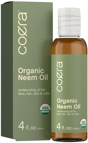 Neem Oil | 4 fl oz, Certified Organic, Moisturizing for Face, Hair, Skin & Nails