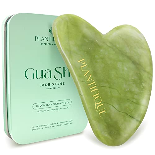 Gua Sha Facial Tool | Jade, Jawline Sculptor, Skincare Massage Tool