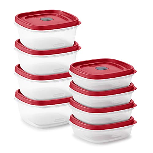 Food Storage Containers | 16-Piece Set, BPA-Free, Microwave & Dishwasher Safe