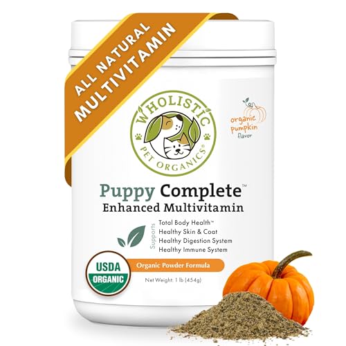 Dog Supplement | Organic Pumpkin Powder, Omega 3 & Probiotics, Skin & Coat Health