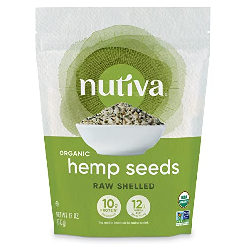 Hemp Seeds | 12 Oz, USDA Organic, Non-GMO, Vegan, Gluten-Free