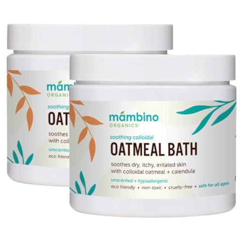 Bath Soak | Organic Colloidal Oatmeal, 6 oz, 2-Pack for Dry Skin Relief