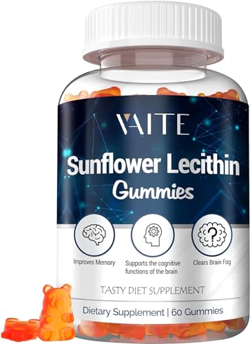 Sunflower Lecithin Gummies | 800mg, Non-GMO, Vegan, 60 Count