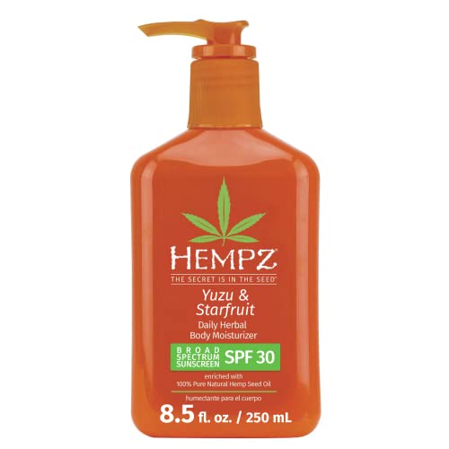 Lotion | Broad Spectrum SPF 30, Paraben-Free, 100% Natural Hemp Seed Oil