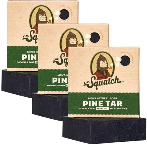 Bar Soap | 3-Pack, Pine Tar, All Natural, 4.8oz Each