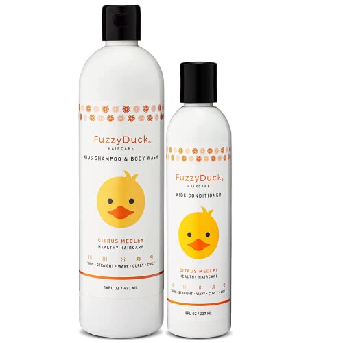 Kids Shampoo and Body Wash | 16oz, Moisturizing, All Hair Types, Reduces Frizz