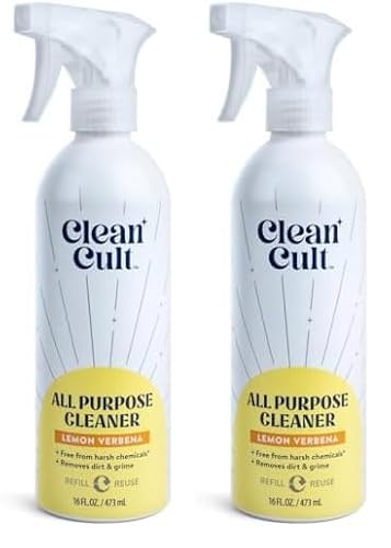 All Purpose Cleaner | Refillable Aluminum Bottle, 16 oz, 2 Pack