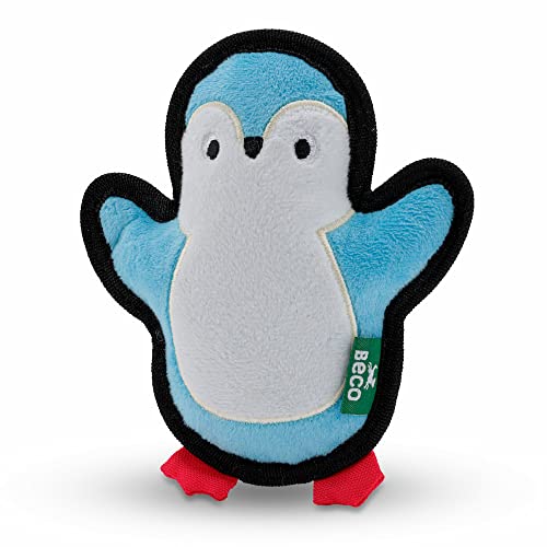 Dog Toy | Soft Penguin Squeaker, Made with 65% Recycled Materials