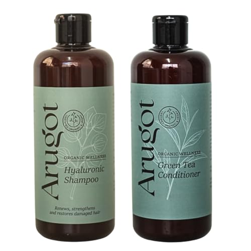 Shampoo & Conditioner Set | Moisturizing, Hyaluronic Acid, Green Tea, Anti-Thinning