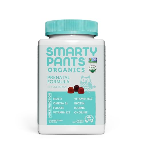 Prenatal Vitamins | Organic Gummies, 180 Count, Vegetarian