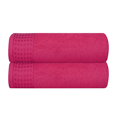 Bath Towels | 2 Pack, Oversized, Ultra Soft, Quick Dry, 28x55 Inches