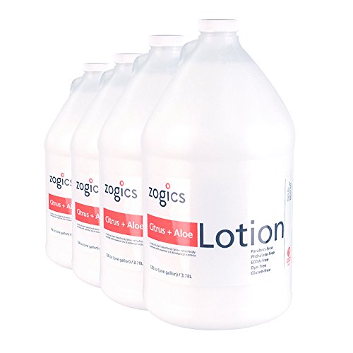 Body Lotion | Hydrating Formula, Citrus and Aloe Scent, 4 Gallons/Case