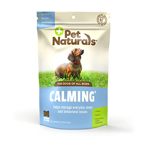 Dog Calming Chews | Naturally Sourced Ingredients, 30 Count