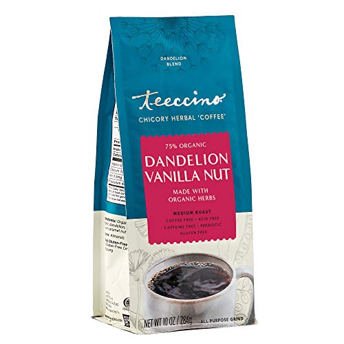 Herbal Coffee | Dandelion Vanilla Nut, Caffeine-Free, Medium Roast - 10 oz