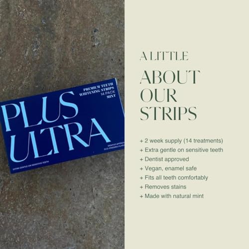 Teeth Whitening Strips | Eco-Friendly, 28 Strips for 14-Day Treatment