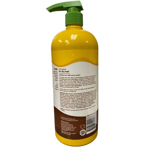 Shampoo | More Moisture, Coconut Milk, 34 Oz