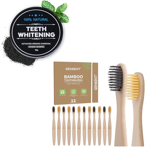 Bamboo Toothbrushes | 12 Count, Eco-Friendly