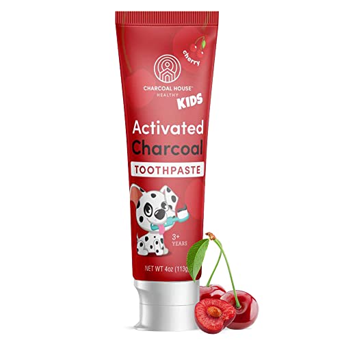 Kids Toothpaste | Non-Toxic, Natural Cherry Flavor, Fluoride Free