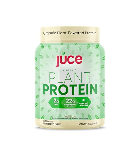 Protein Powder | Vanilla Flavor, Organic Blend with Pea, Brown Rice & Pumpkin Proteins