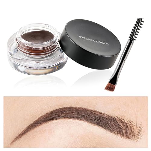 Eyebrow Pomade | High Pigment, Dark Brown, Includes Brush