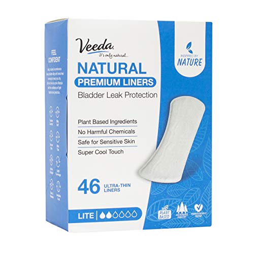 Panty Liners | Ultra Thin, Hypoallergenic, 46 Count