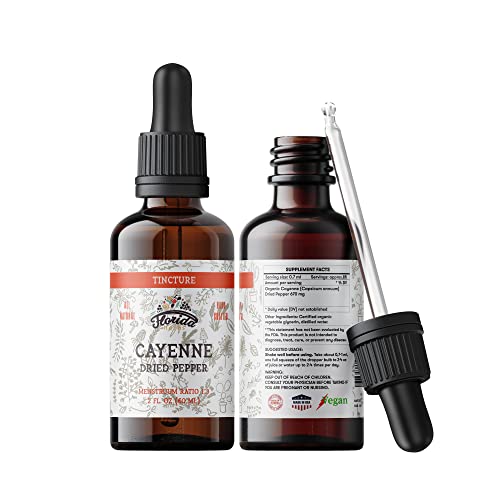 Cayenne Tincture Extract | Organic, Non-GMO, 2 oz