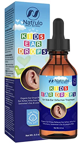 Ear Drops | Organic Treatment for Kids, Relieves Ear Aches & Infections