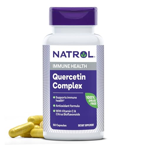 Dietary Supplement | Quercetin with Vitamin C, 50 Capsules