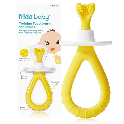 Training Toothbrush | Soft Silicone Bristles, Baby-Friendly Design