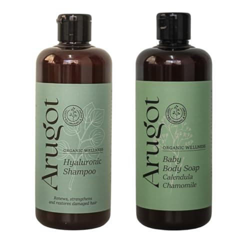 Organic Shampoo & Body Wash | Moisturizing with Hyaluronic Acid, Scalp Nourishing