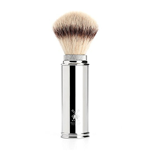 Shaving Brush | Travel Size, Chrome Handle