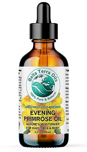 Evening Primrose Oil | 4 oz, Rich in Fatty Acids, Nourishing for Radiant Skin