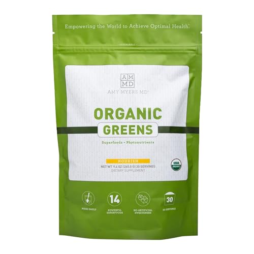 Organic Greens Powder | 14 Plant Foods, 270g, 30 Servings