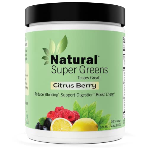 Superfood Powder | Organic Greens, Probiotics & Digestive Enzymes, Citrus Berry Flavor