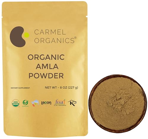 Amla Powder | 8 oz, USDA Organic, Non-GMO, Gluten-Free