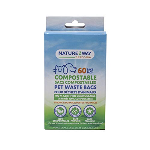 Pet Waste Bags | 60 Count, Leak-Proof