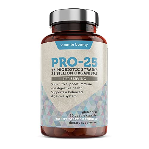 Probiotic Supplement | 25 Billion CFU, 30 Count, Supports Gut and Oral Health