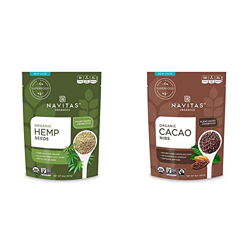 Hemp Seeds and Cacao Nibs Bundle | Organic, Non-GMO