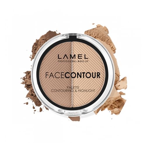 Face Contour Palette | Natural Shades, Long-lasting, Paraben-Free - 6g / 0.21 oz