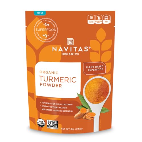 Turmeric Powder | 8 oz. Bag, Organic, Non-GMO, Gluten-Free